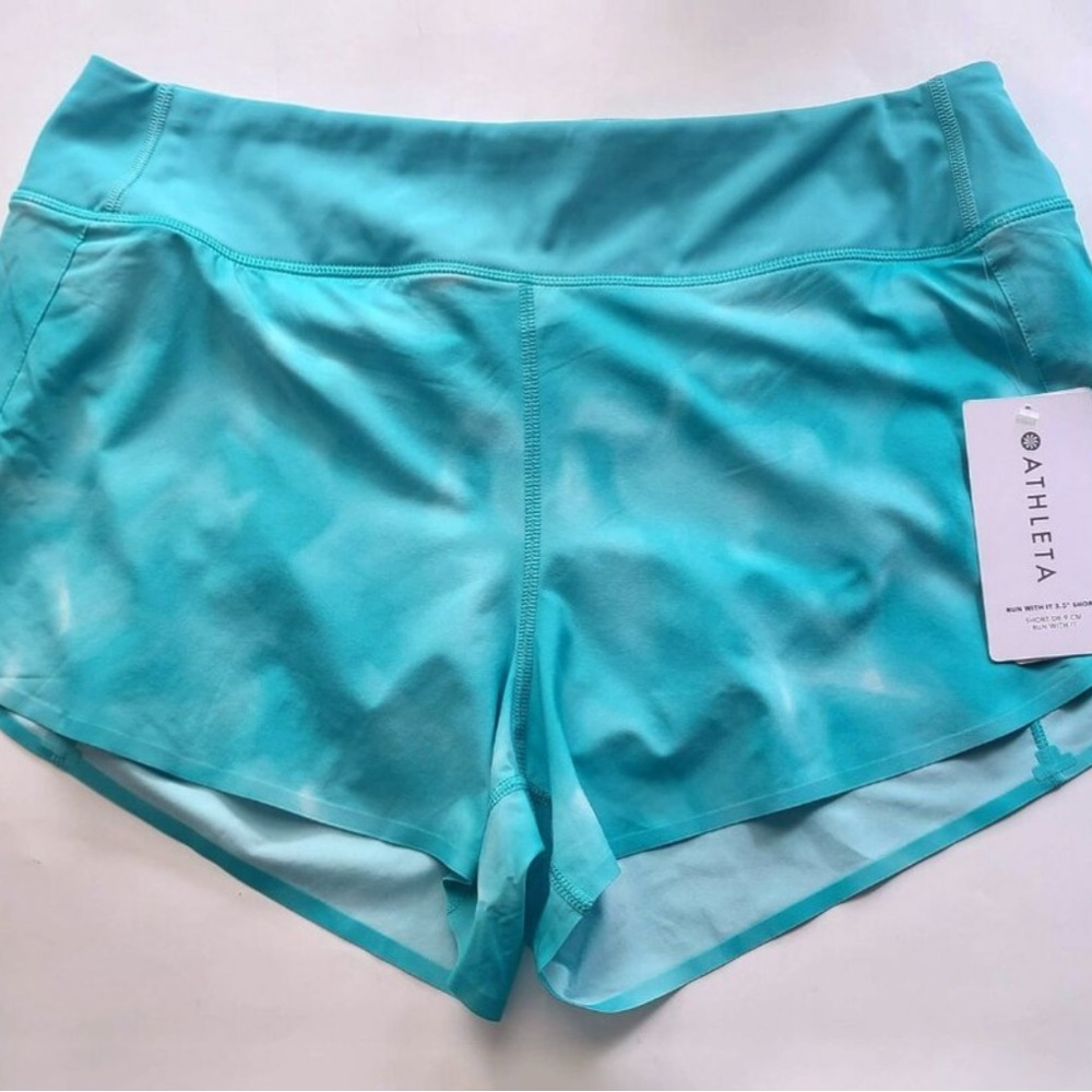 Athleta Women's Teal Athletic Shorts nwt